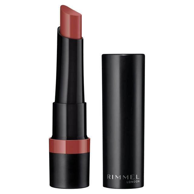 Rimmel Lasting Finish Matte Lipstick 0.08oz 2.1g, Pure Pigments, Blur-Effect Powders, Balm-Like Conditioners #color_180 Blushed Pink