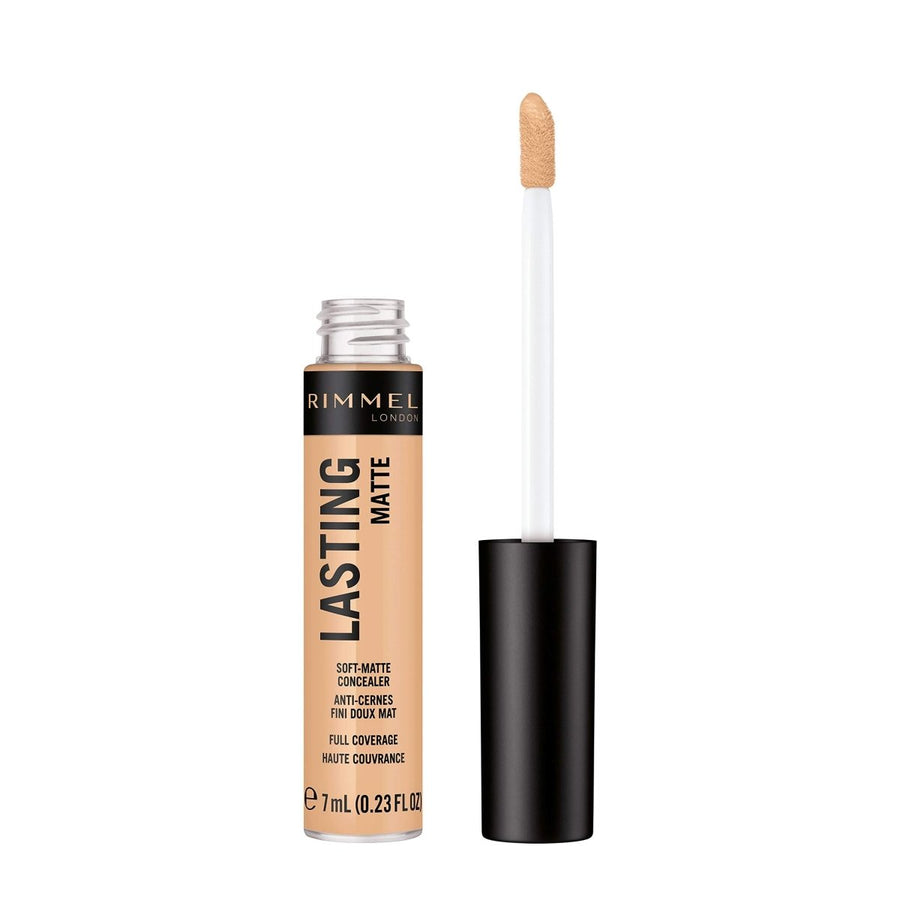 Rimmel Lasting Matte Concealer7ml, Covers Blemishes and Dark Circles #color_015 True Ivory