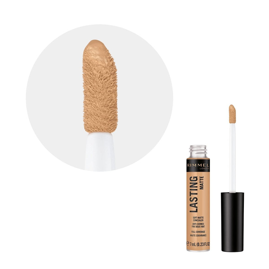 Rimmel Lasting Matte Concealer7ml, Covers Blemishes and Dark Circles #color_025 True Beige