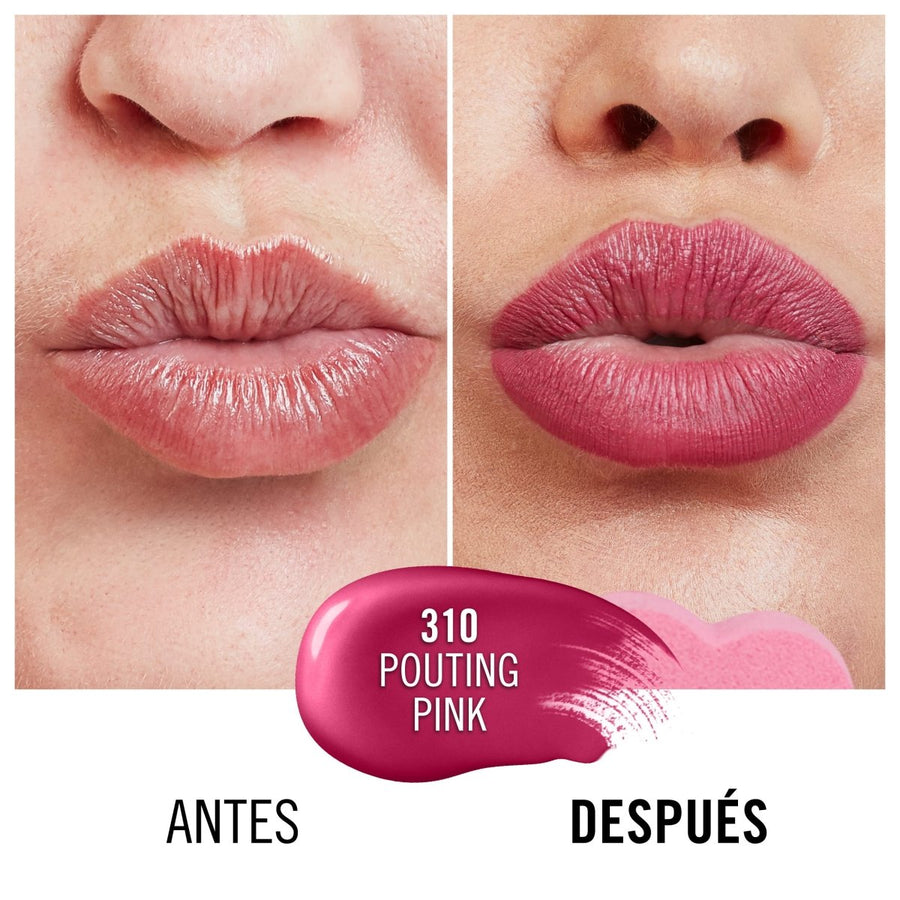 Rimmel Lasting Provocalips 16HR Lip Colour 2 Step 2.3ml, Transfer Proof Colour, Shine, and Hydration #color_310 Pouthing Pink