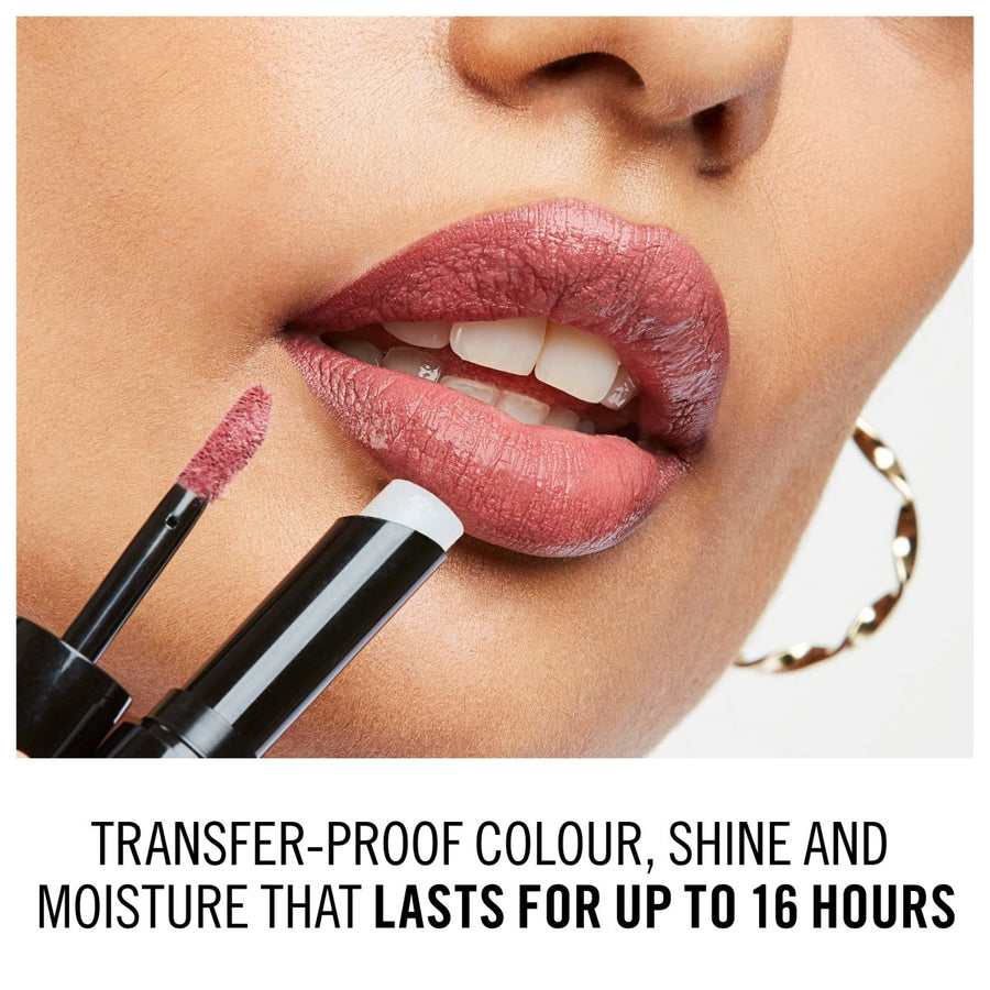 Rimmel Lasting Provocalips 16HR Lip Colour 2 Step 2.3ml, Transfer Proof Colour, Shine, and Hydration