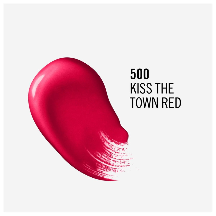 Rimmel Lasting Provocalips 16HR Lip Colour 2 Step 2.3ml, Transfer Proof Colour, Shine, and Hydration #color_500 Kiss the town red