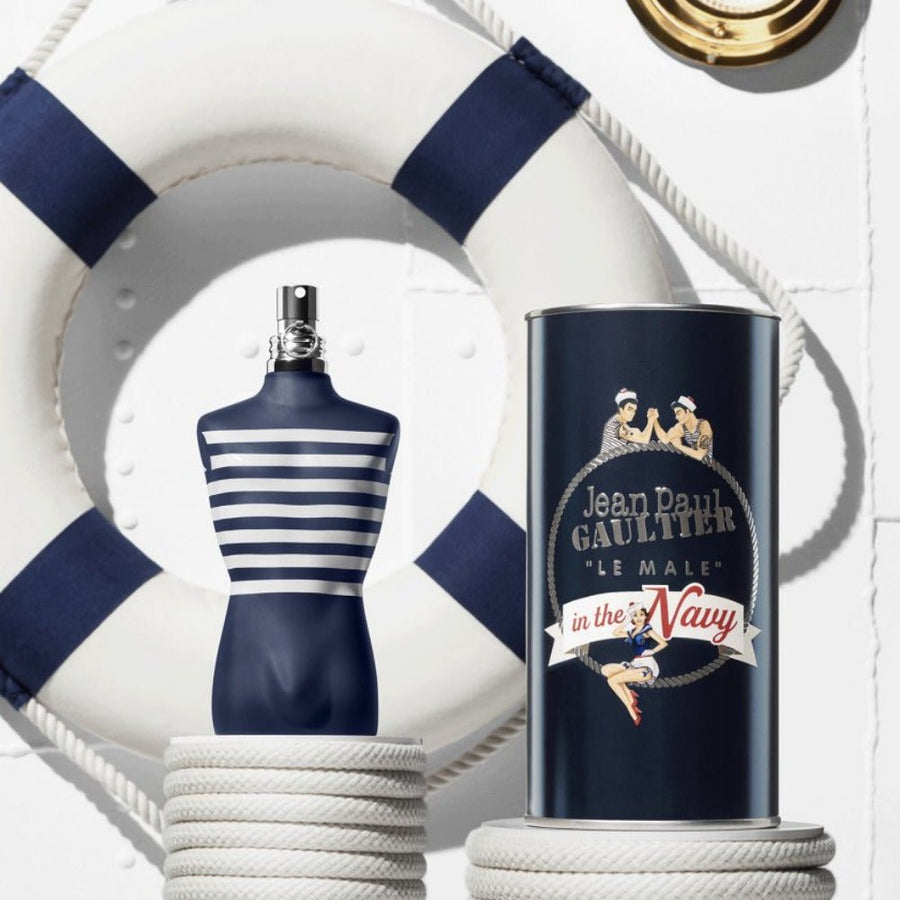 Jean Paul Gaultier Le Male In The Navy Men Perfume 4.2oz 125ml 6.8oz 200ml EAU DE TOILETTE SPRAY  