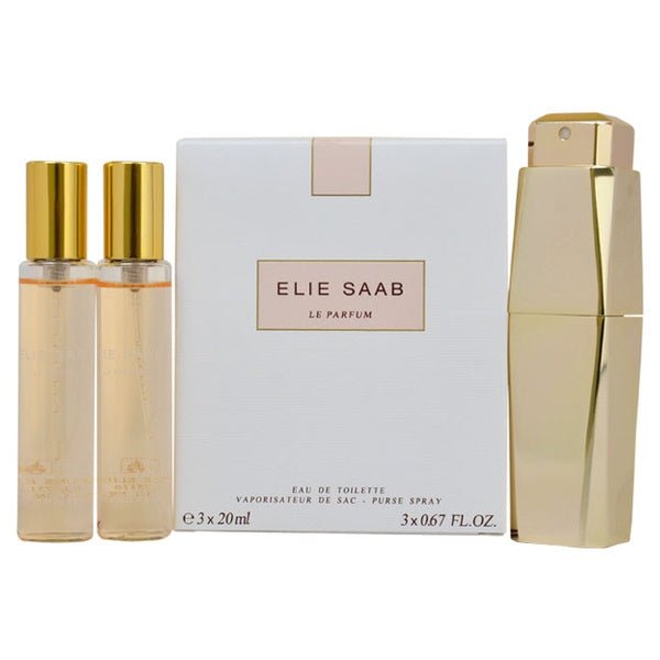 Elie Saab Le Parfum Women 20ml+ 2 Pc Refill Perfume 0.68oz 20ml EAU DE PARFUM SPRAY  