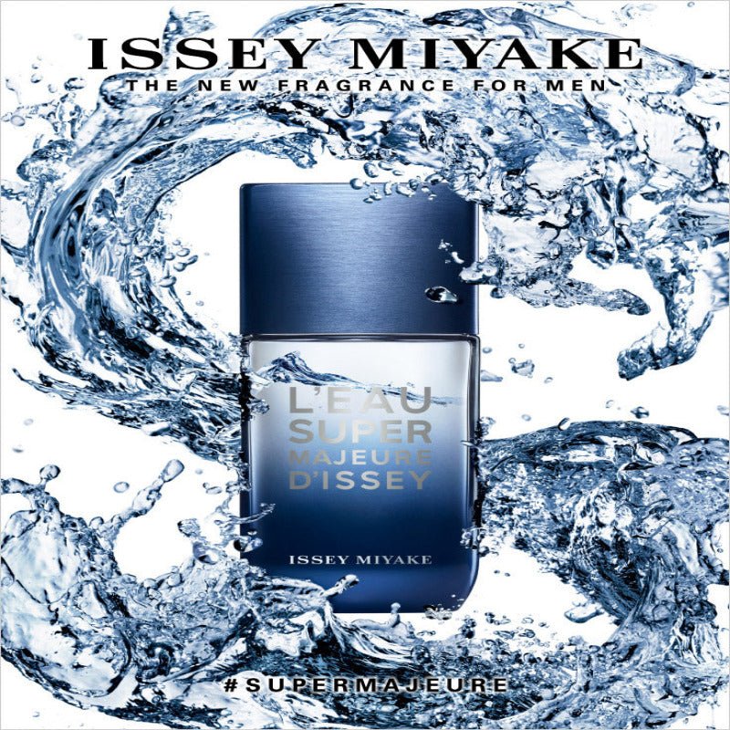 Issey Miyake L'eau Super Majeure D'issy Intense Men Perfume 3.4oz 100ml EAU DE TOILETTE SPRAY  