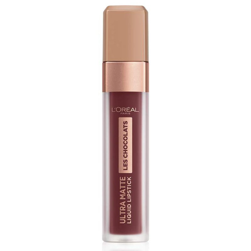 L'Oreal Paris Les Chocolats Ultra Matte Liquid Lipstick 7.6ml, Melt-proof, Longwear Formula #color_868 Cacao Crush