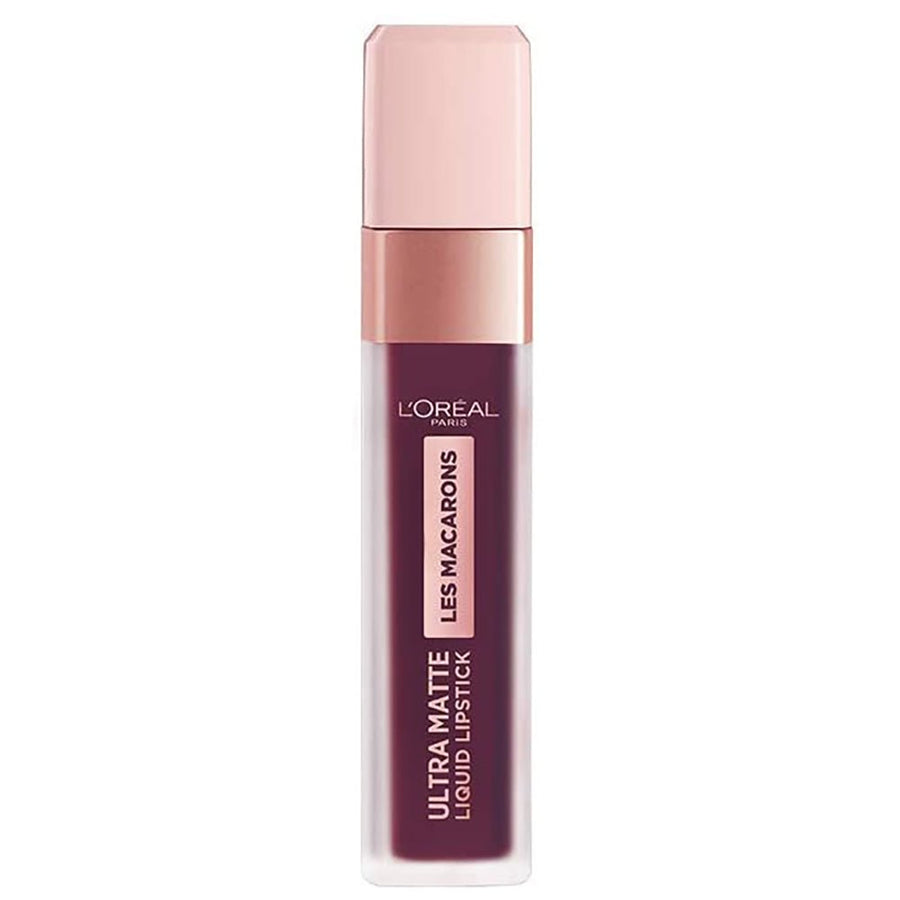 L'Oreal Paris Les Chocolats Ultra Matte Liquid Lipstick 7.6ml, Melt-proof, Longwear Formula #color_830 Blackcurrant Crush