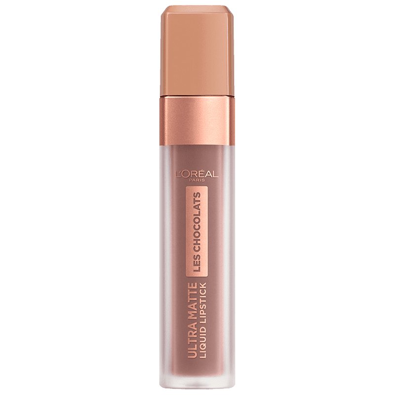 L'Oreal Paris Les Chocolats Ultra Matte Liquid Lipstick 7.6ml, Melt-proof, Longwear Formula #color_858 Oh My Choco!