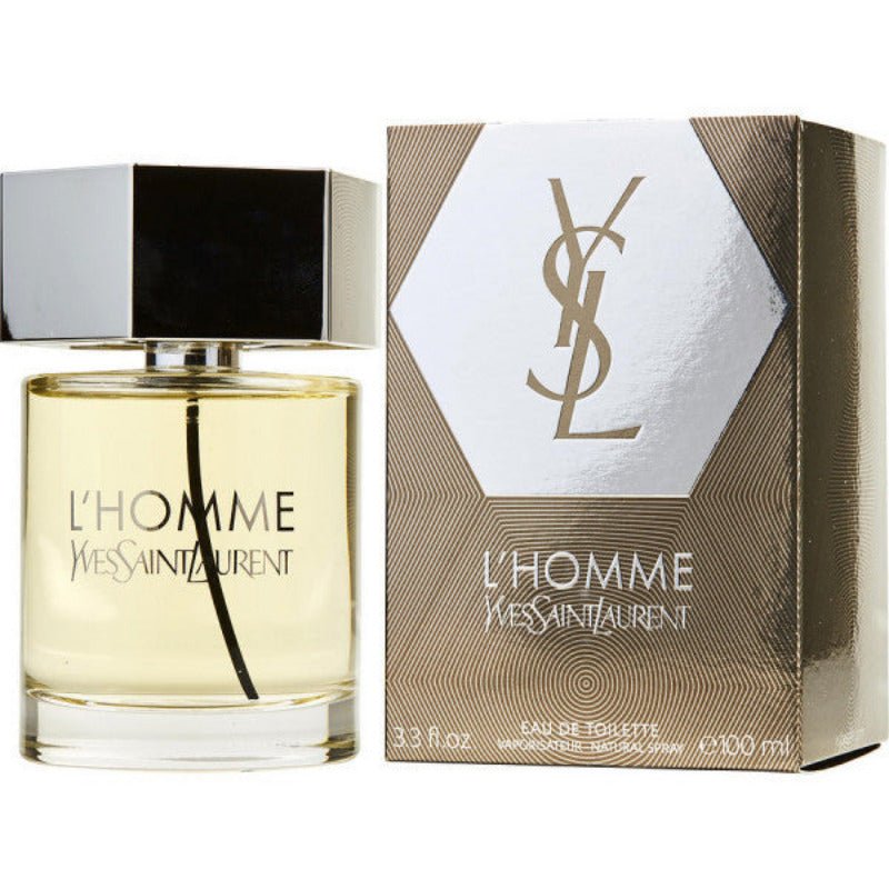 Yves Saint Laurent L'Homme Men Perfume 3.3oz 100ml EAU DE TOILETTE SPRAY  