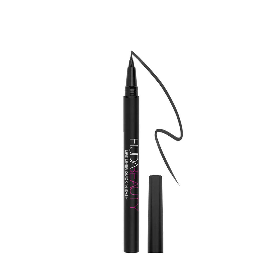 Huda Beauty Life Liner Quick N Easy Precision Liquid Liner Eyeliner Extreme Black 0.03oz 1.0ml 