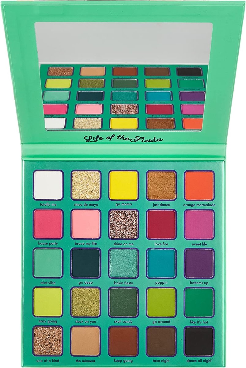 Life Of The Fiesta Kara Beauty Eyeshadow Palette – Skull Candy Collection 25 Color 32.7g