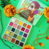 Life Of The Fiesta Kara Beauty Eyeshadow Palette – Skull Candy Collection 25 Color 32.7g