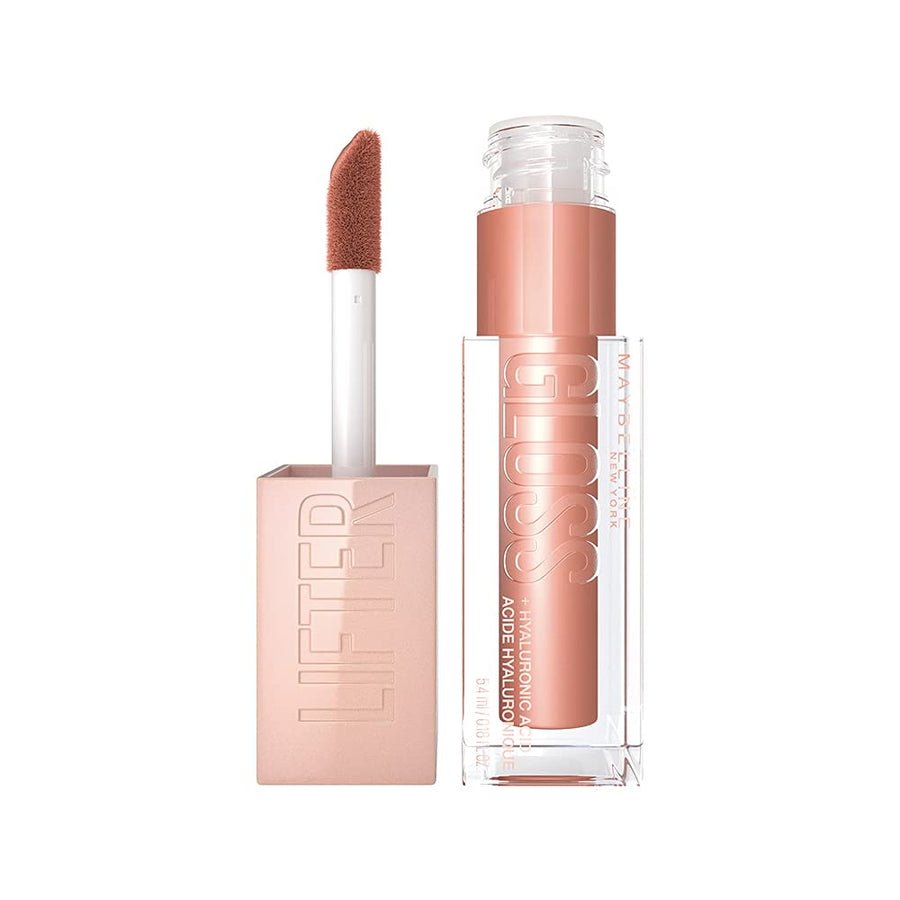 Maybelline Lifter Lip Gloss 5.4ml, Best Selling, Hyaluronic Acid, Hydrated, Fuller Lips #color_008 Stone