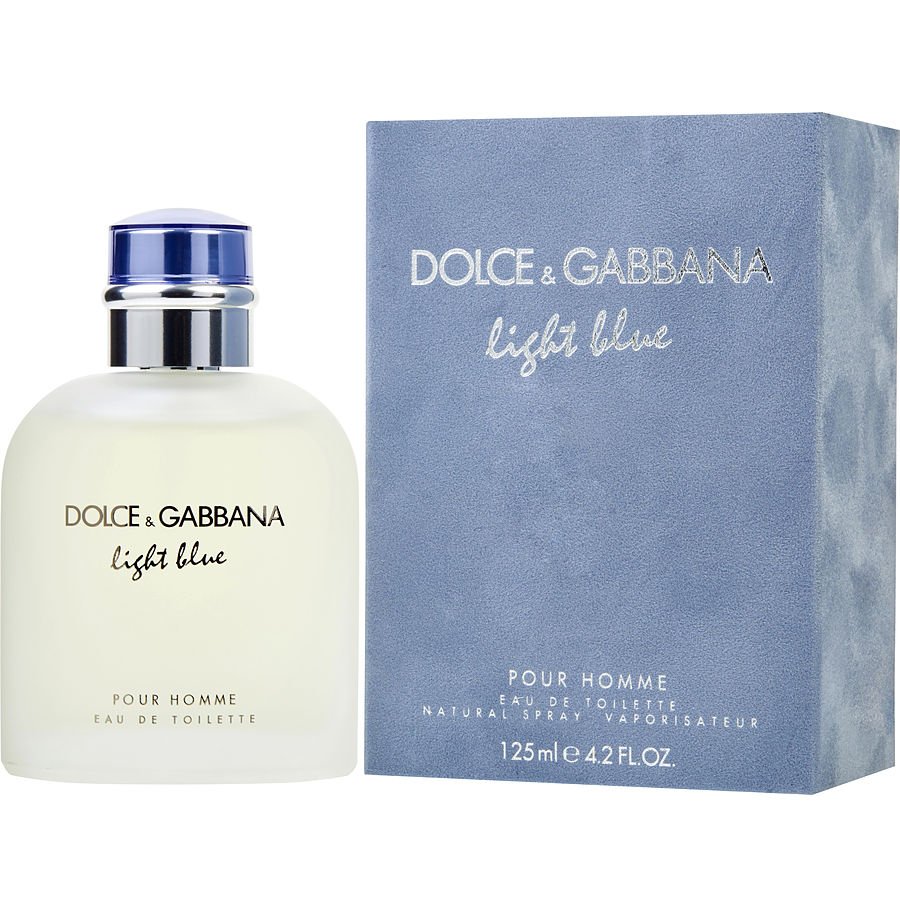 Dolce & Gabbana Light Blue Men Perfume 4.2oz 125ml 6.0oz 200ml EAU DE TOILETTE SPRAY  