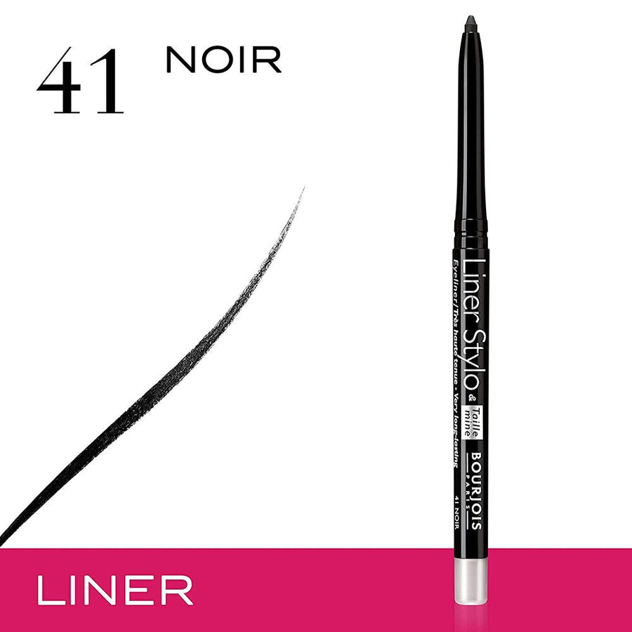 Bourjois Liner Stylo Retractable Liquid Pencil Eyeliner 0.027oz 0.8ml #color_41 Noir