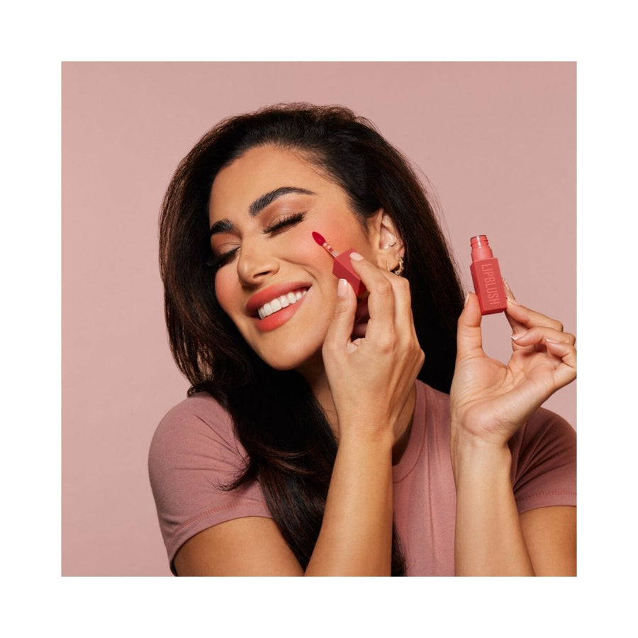 HUDA BEAUTY Lip Blush Cream Lip and Cheek Stain 6ml A Hydrating, Creamy Lip and Cheek Tint  #color_Coral Kiss