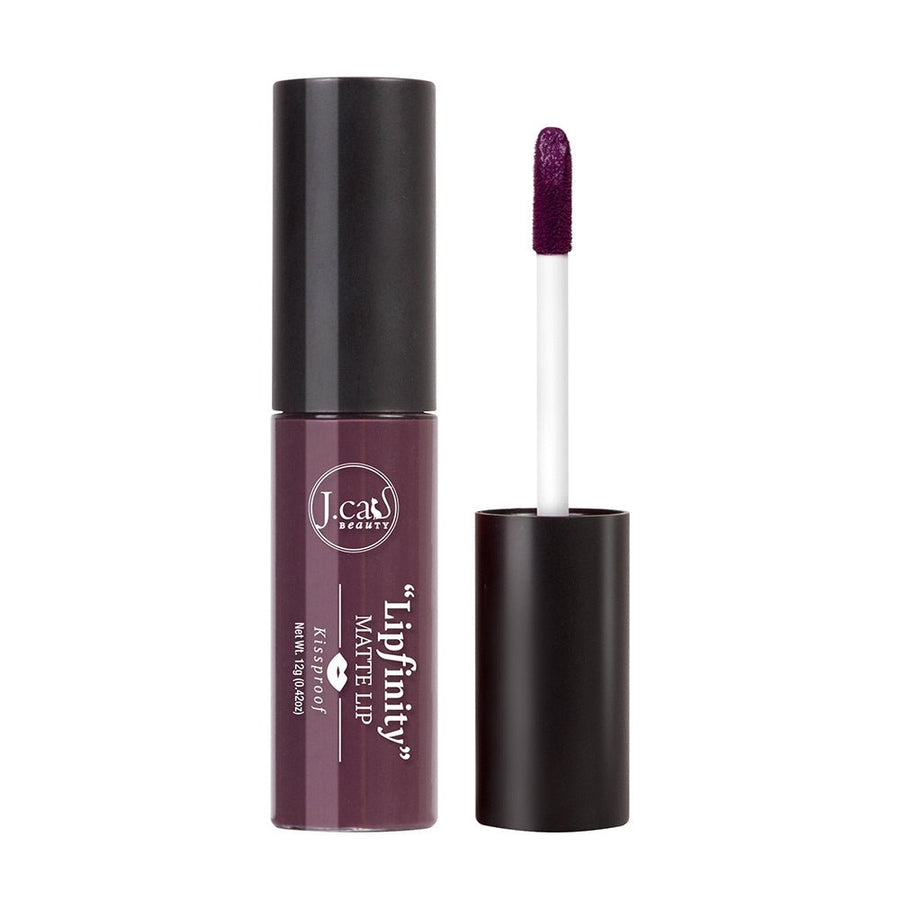 J. Cat Lipfinity Matte Lip Kissproof Kissproof, Smudgeproof High Pigmented  #color_LMK107 Last Night, Single