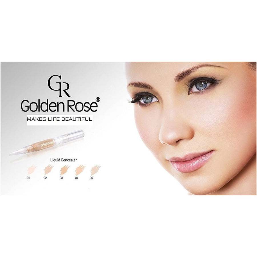 Golden Rose Liquid Concealer 2ml Conceals Blemishes, Redness, Covers Skin Imperfection