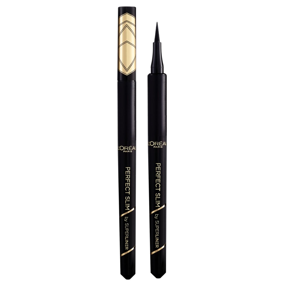 L'Oreal Liquid Eyeliner Perfect Slim 0.4ml Intense Black, Ultra-Precise Eyeliner with Special Felt Tip #color_Intense Black