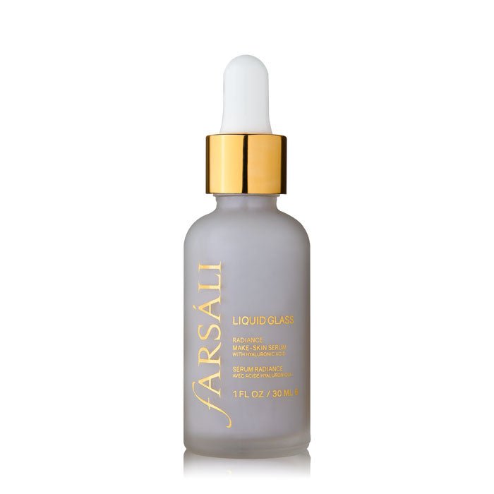 Farsali Liquid Glass Hybrid Radiance Make-Skin Serum Skin Care 1.0oz 30ml Long-Lasting Dewy Skin