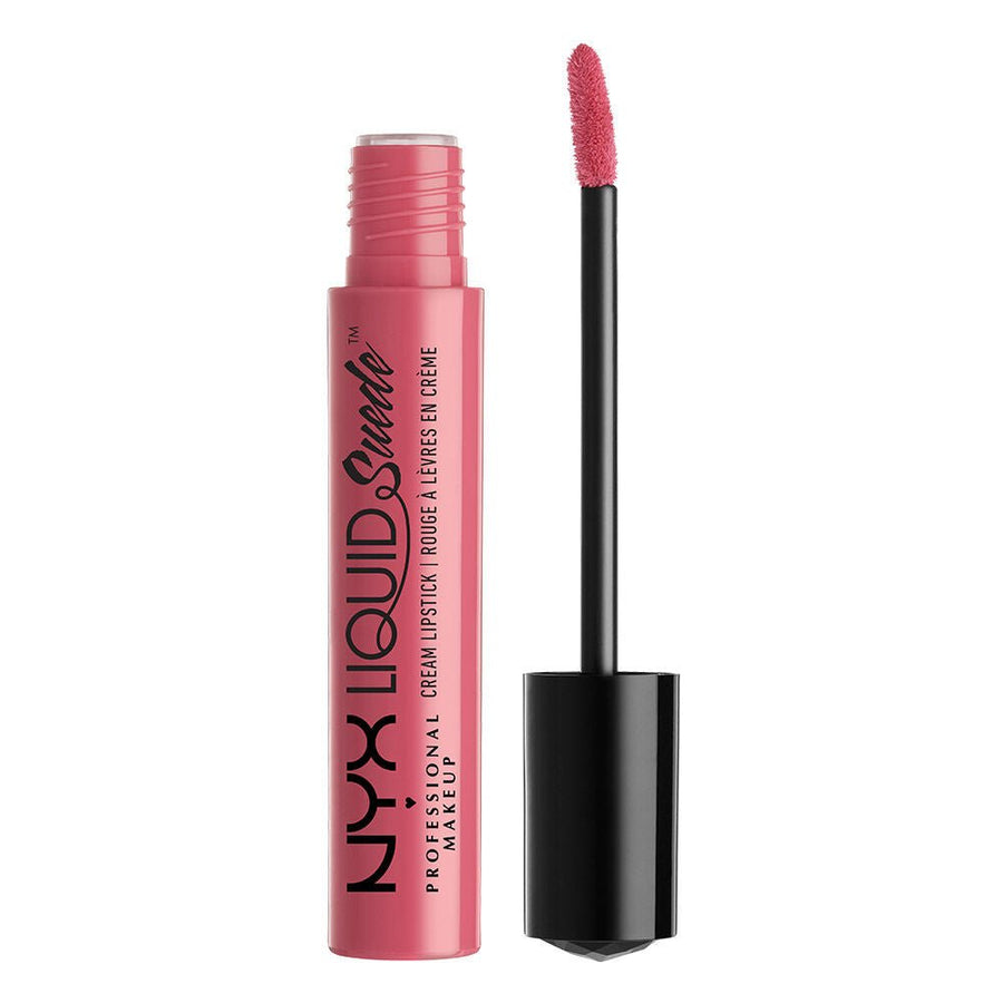 NYX Professional Liquid Suede Cream Lipstick 4ml, Long-Wearing, Super-Pigmented, Avocado Oil, Vitamin E #color_LSCL09 Tea and Cookies