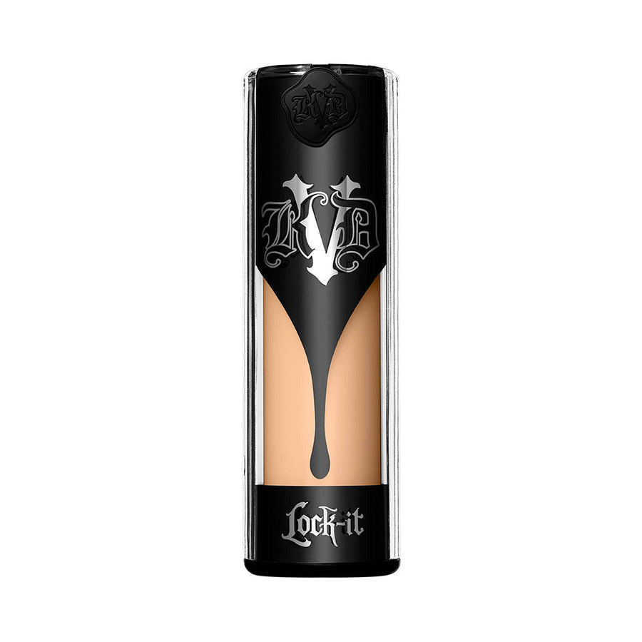 Kat Von D Lock-It Full Coverage Liquid Matte Foundation 30ml, Extreme Coverage, All-Day Longwear #color_53 Medium Beige