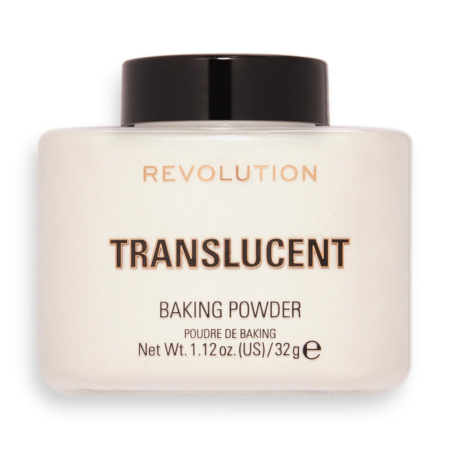 Revolution Loose Baking Powder 32g, Bestselling Powders, Brightening and Balancing #color_.Translucent