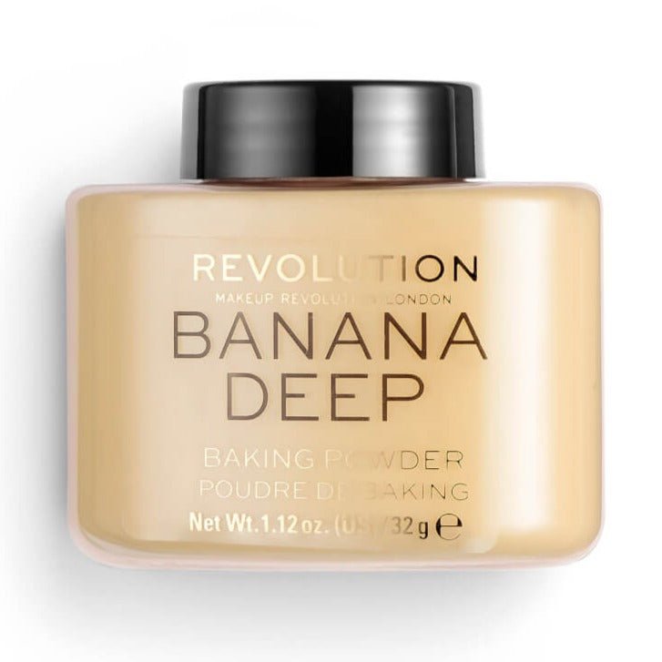 Revolution Loose Baking Powder 32g, Bestselling Powders, Brightening and Balancing #color_Banana Deep