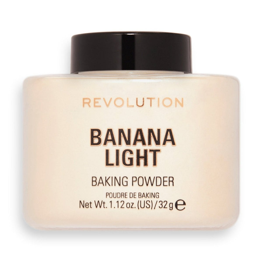 Revolution Loose Baking Powder 32g, Bestselling Powders, Brightening and Balancing #color_Banana Light