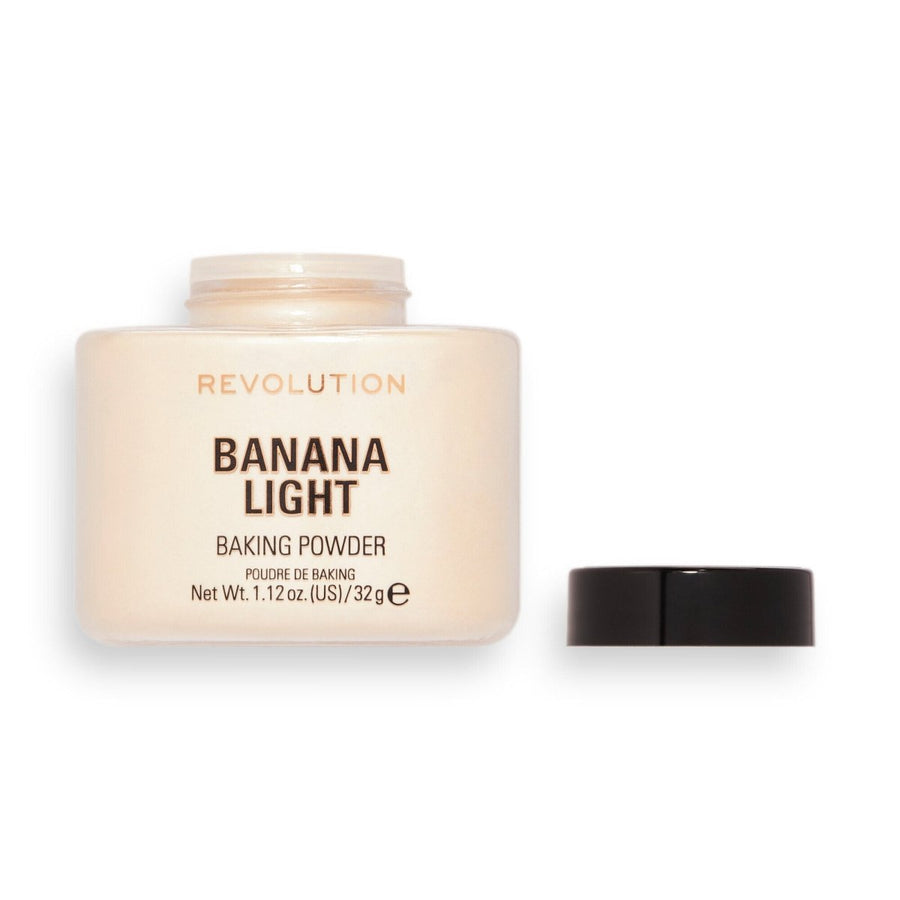 Revolution Loose Baking Powder 32g, Bestselling Powders, Brightening and Balancing #color_Banana Light