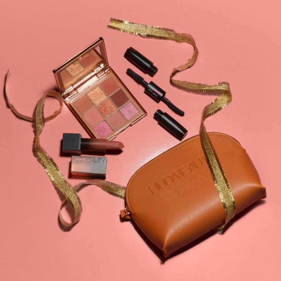 Huda Beauty Love Your Nudes 4Pcs Gift set Huda Beauty Love Your Nudes Gift Set, Wearable Nudes and Neutrals #color_Medium