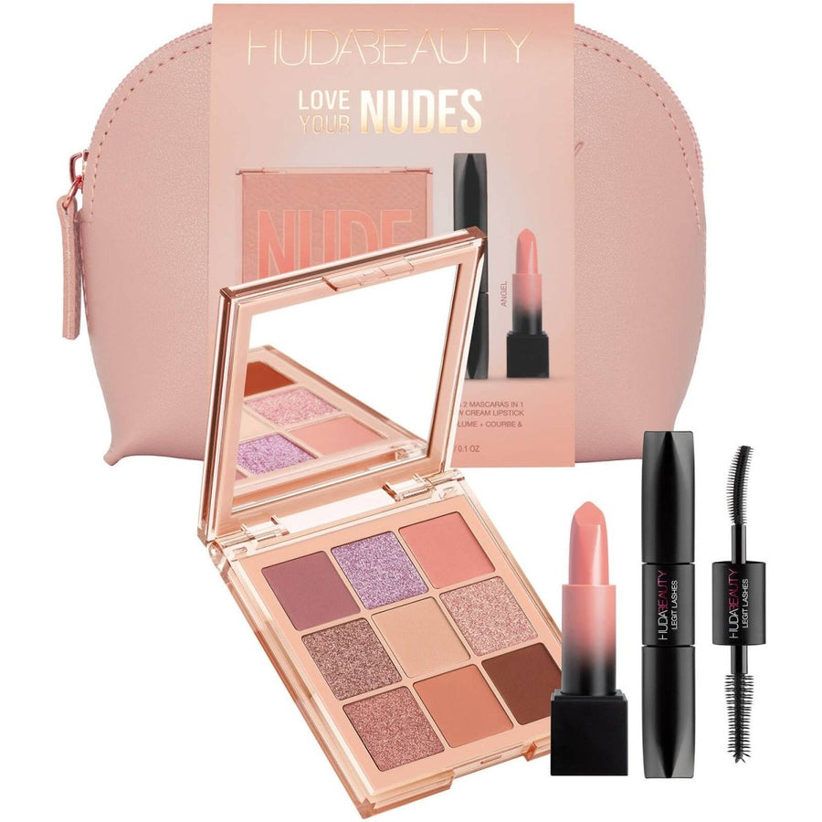 Huda Beauty Love Your Nudes 4Pcs Gift Set Huda Beauty Love Your Nudes Gift Set, Wearable Nudes and Neutrals #color_Light