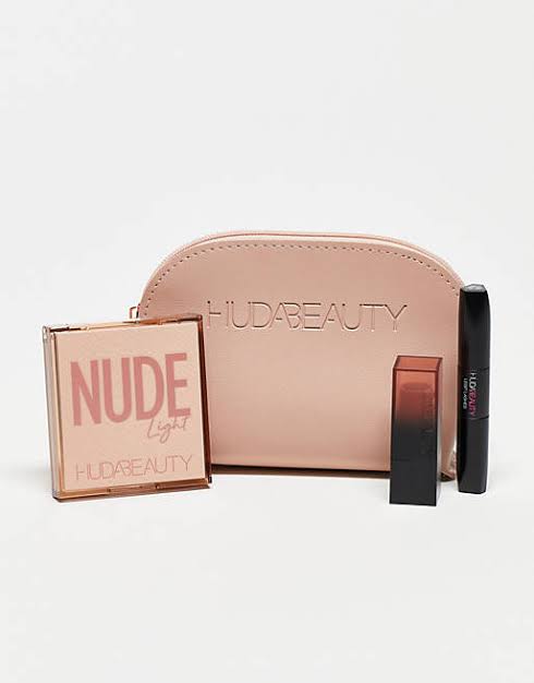 Huda Beauty Love Your Nudes 4Pcs Gift set Huda Beauty Love Your Nudes Gift Set, Wearable Nudes and Neutrals #color_Light