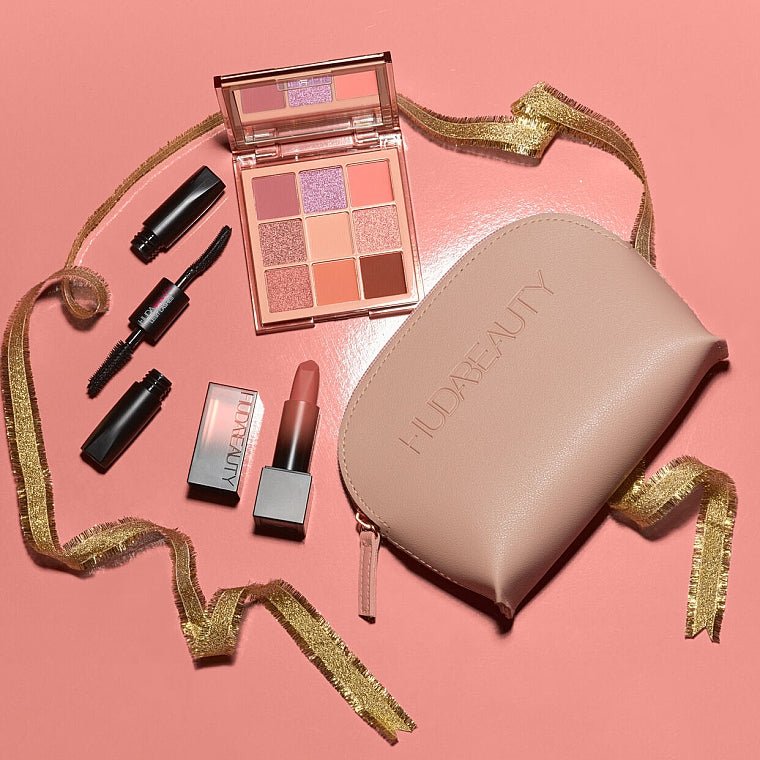 Huda Beauty Love Your Nudes 4Pcs Gift set Huda Beauty Love Your Nudes Gift Set, Wearable Nudes and Neutrals #color_Light