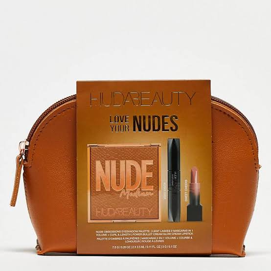 Huda Beauty Love Your Nudes 4Pcs Gift set Huda Beauty Love Your Nudes Gift Set, Wearable Nudes and Neutrals #color_Medium