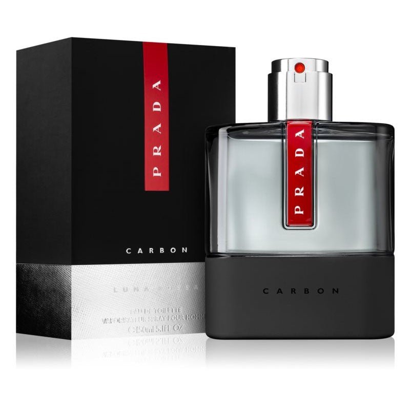 Prada Luna Rossa Carbon Men Perfume 3.4oz 100ml EAU DE TOILETTE SPRAY  