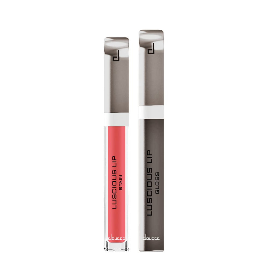 Doucce Luscious Lip Stain Choose Between Matte and Glossy, High-Pigment, Long-Lasting #color_607 Red Glimmer