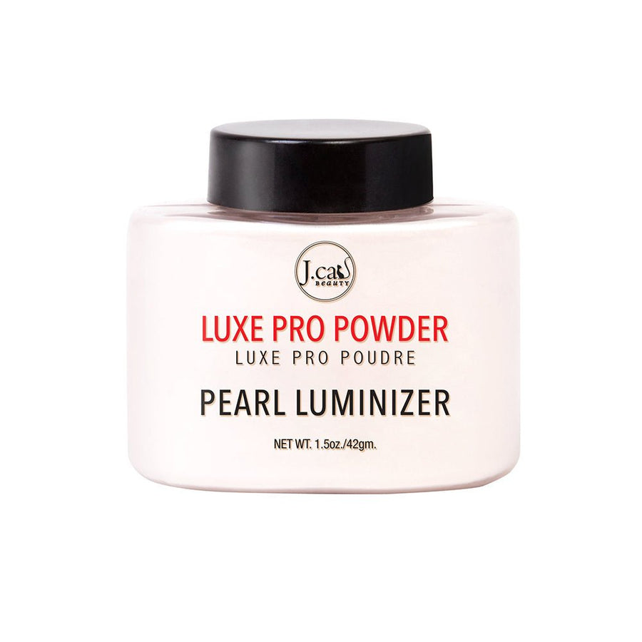 J. Cat Luxe Pro Powder Matte Finish Powder, Absorbs Oil #color_LPP102 Pearl Luminizer