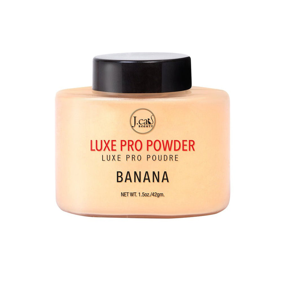 J. Cat Luxe Pro Powder Matte Finish Powder, Absorbs Oil #color_LPP101 Banana