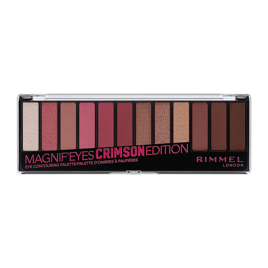 Magnif Eyes Crimson Edition Eyeshadow Palette 14.16g, 12 High-Shimmer and Matte Shades #color_7