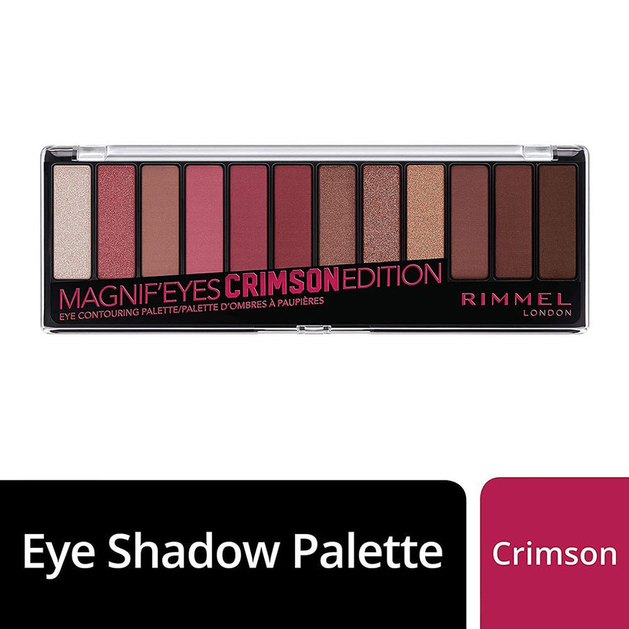 Magnif Eyes Crimson Edition Eyeshadow Palette 14.16g, 12 High-Shimmer and Matte Shades #color_7