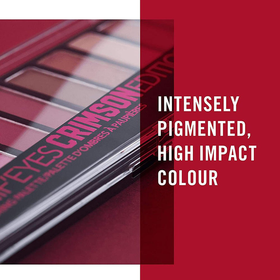 Magnif Eyes Crimson Edition Eyeshadow Palette 14.16g, 12 High-Shimmer and Matte Shades #color_7