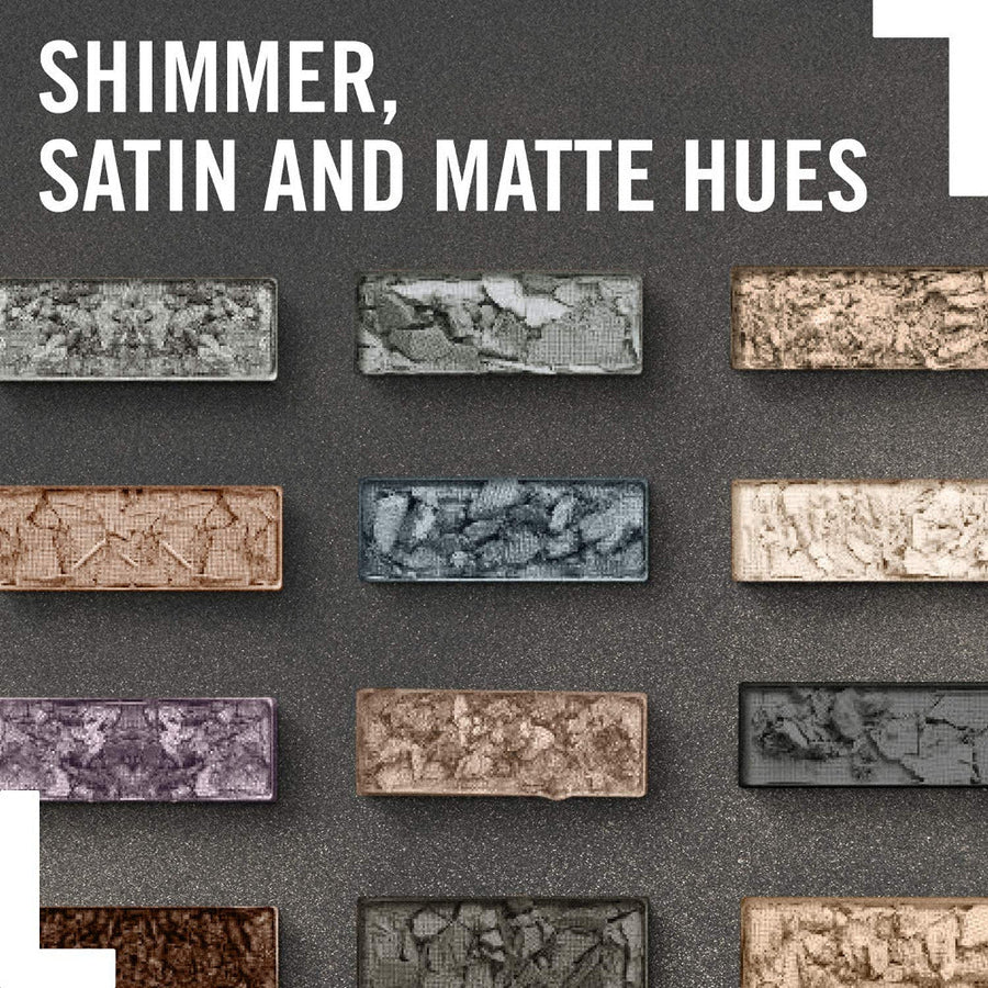 Rimmel Magnif'Eyes Eyeshadow Palette Smoke Edition14.6g, 12 Shades to Contour, Sculpt, and Define #color_003 Smoke Edition