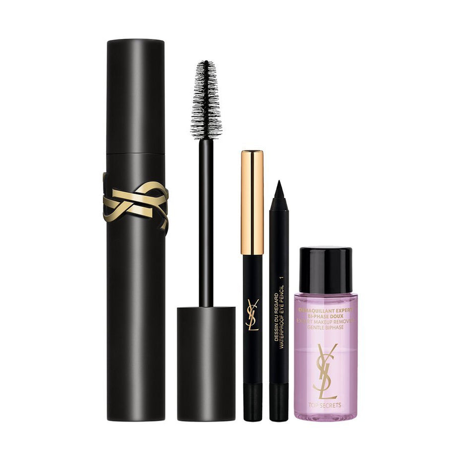 Yves Saint Laurent Mascara Volume Effet Faux Cils Complete Eye Gift Set, Mascara, Eyeliner, Makeup Remover