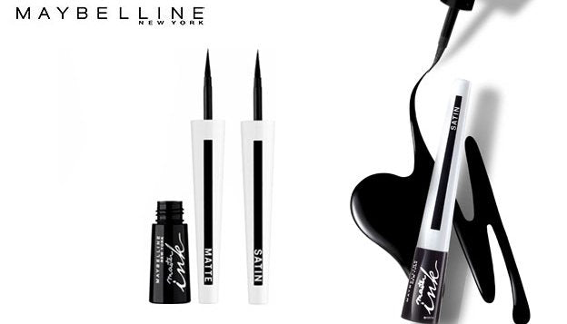 Maybelline Master Ink Matte Eye Liner, Liquid Liner, Dip-In Flexible-Tip Brush #color_10 Charcoal Black