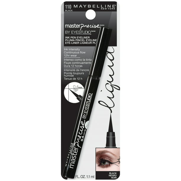 Maybelline Master Precise Liquid Eyeliner, Hydrating Serum #color_Noir - Black