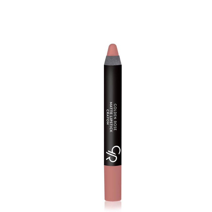 Golden Rose Matte Lipstick Crayon Velvety Matte, Soft Formula, High Coverage #color_28