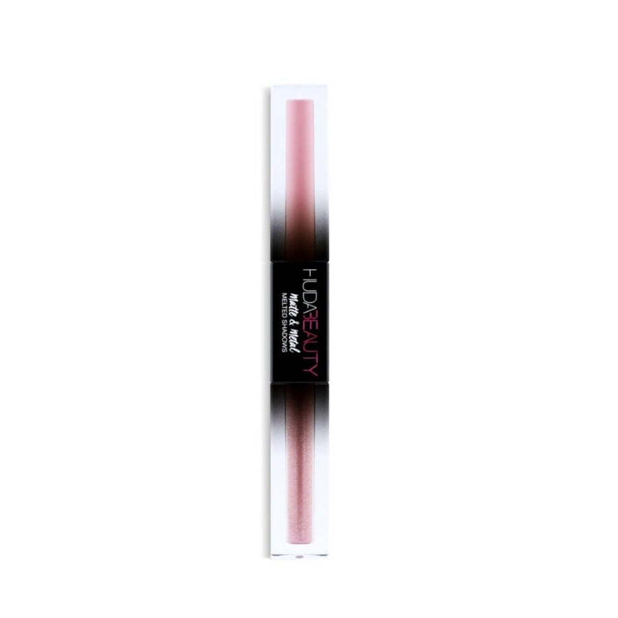 Huda Beauty Matte & Metal Liquid Eyeshadow Dual-Ended Liquid Shadow #color_Wednesday and Fro - yo