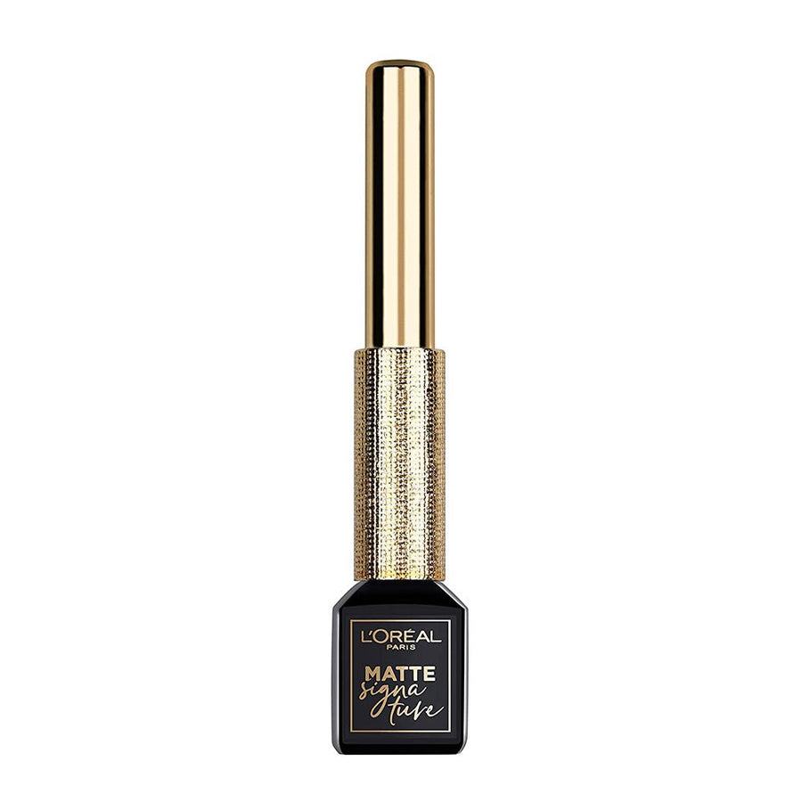 L'Oreal Matte Signature Liquid Eyeliner 6ml 01 Long Lasting, Liquid Eyeliner, Intense Pigment #color_01 Black