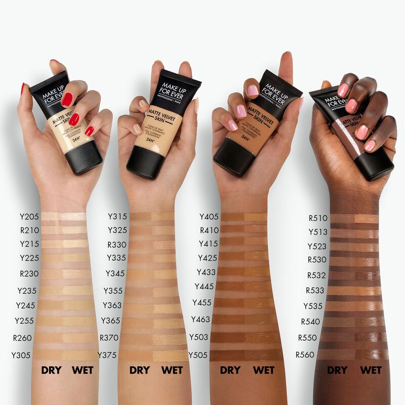 Make Up For Ever Matte Velvet Skin Liquid Foundation 30ml, Breathable, Full Coverage, Matte Finish